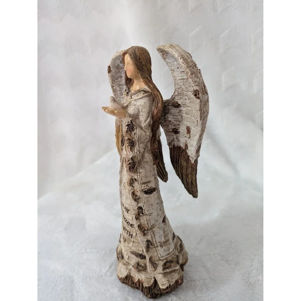 Unbranded 8 Inch Resin Angel - May Peace Be With You